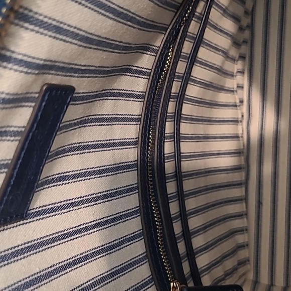 Dooney & Bourke Camden Woven Hobo. EUC. Brilliant Blue - Picture 10 of 12